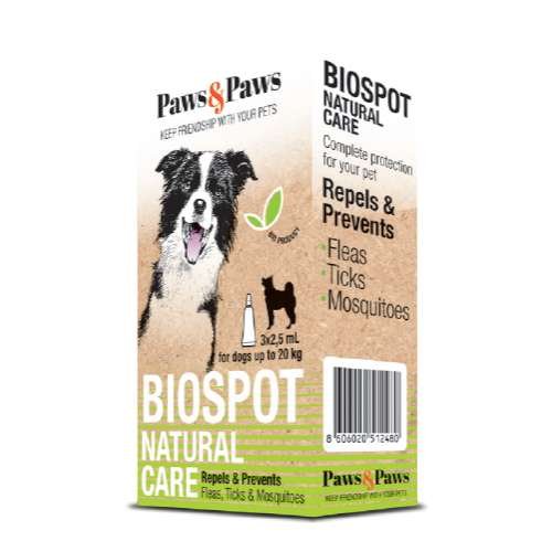 AV Biospot on dog 3x2.5ml