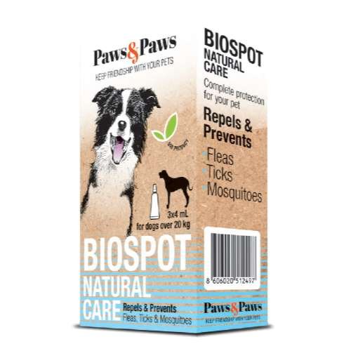 AV Biospot on dog 3x4ml