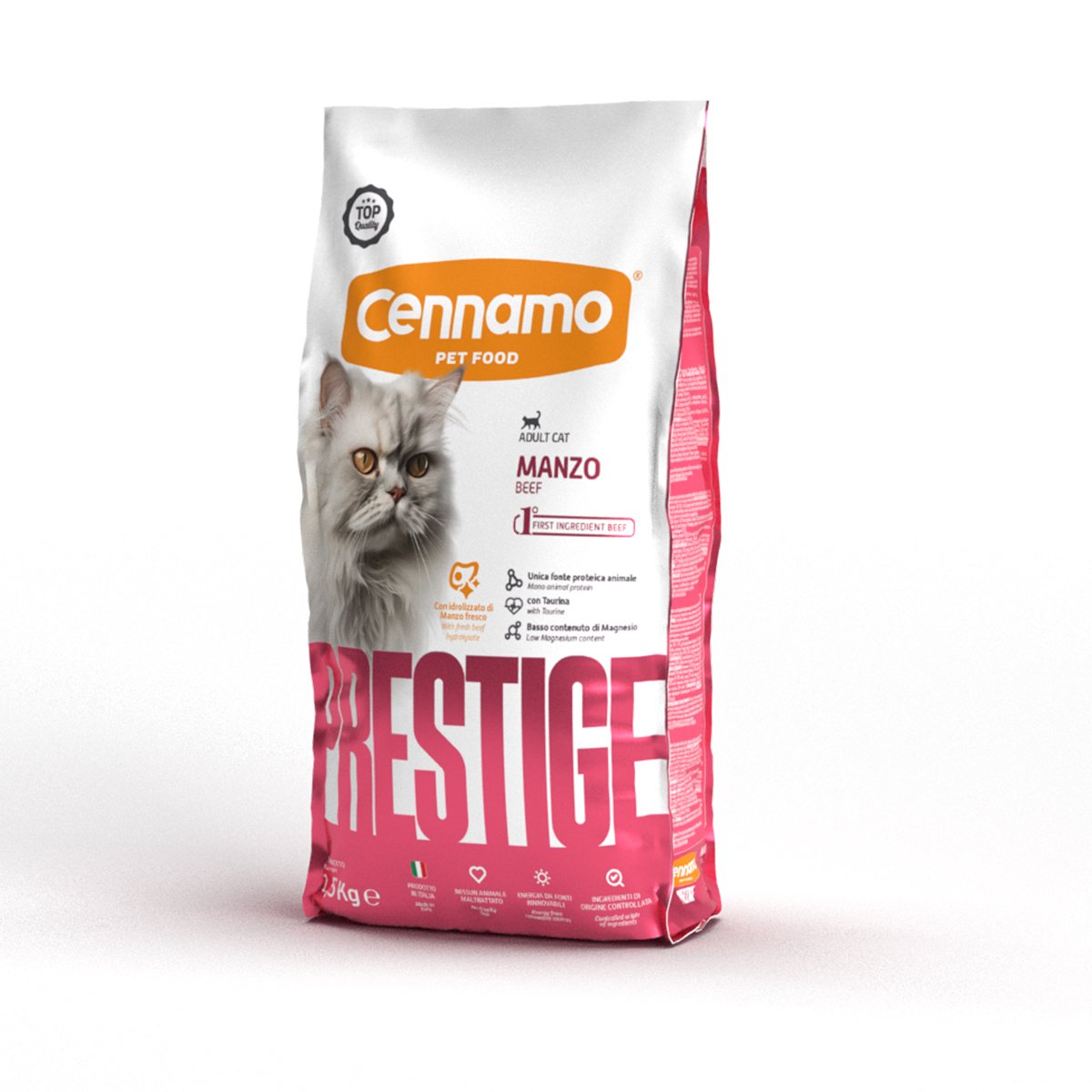 CN 1.5kg Prestige cat adult maintenance manzo