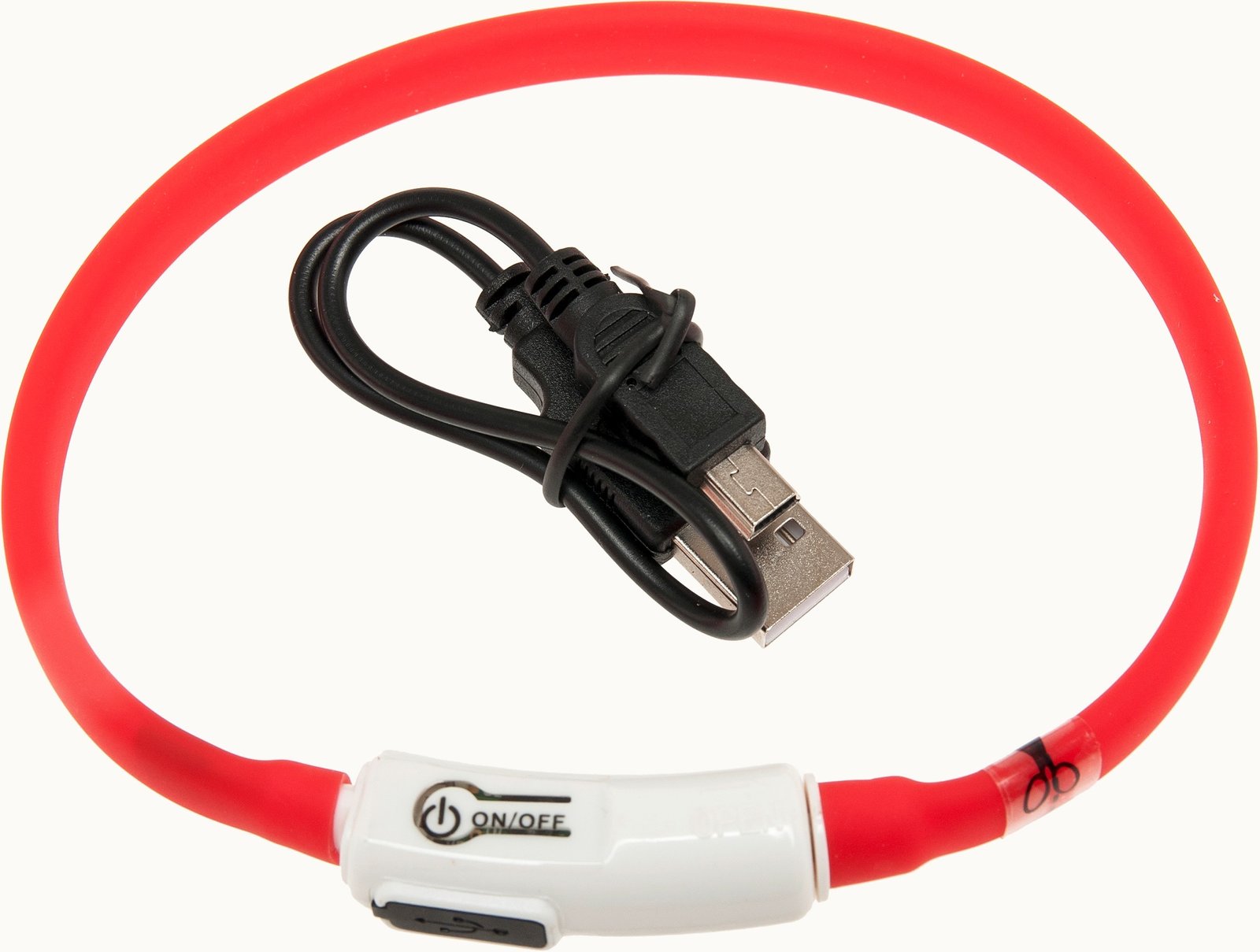 FL 64959 VISIO LIGHT LED CAT COLLAR RED 35CM