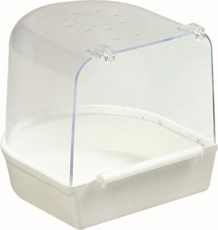 FL 10017706 BIRD BATH LARGE WHITE