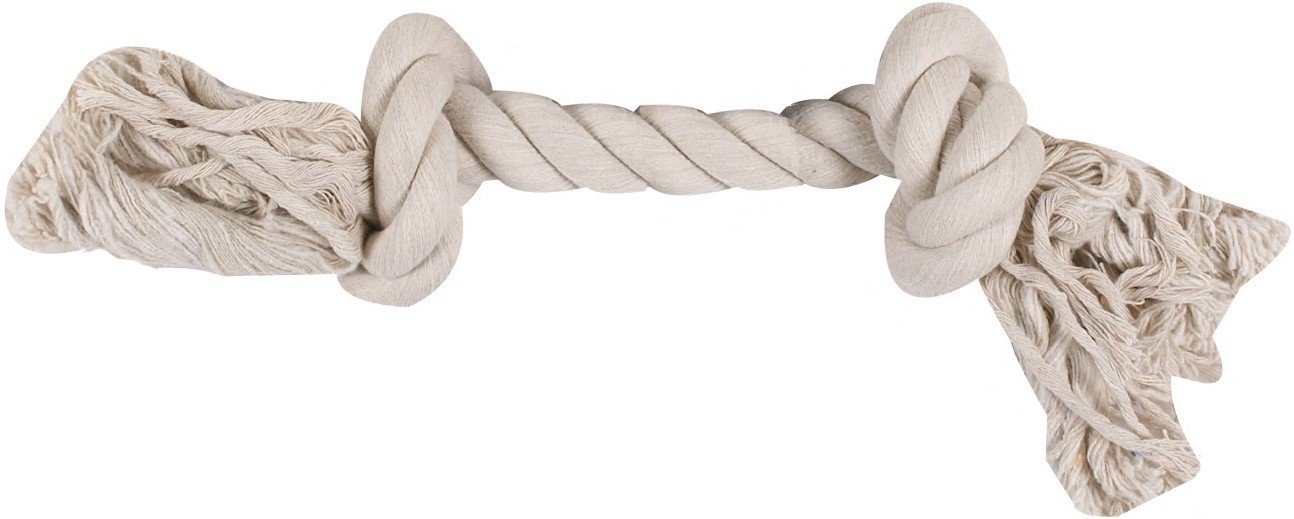 FL 504614 COTTON BONE 2 KNOTS SMALL WHITE