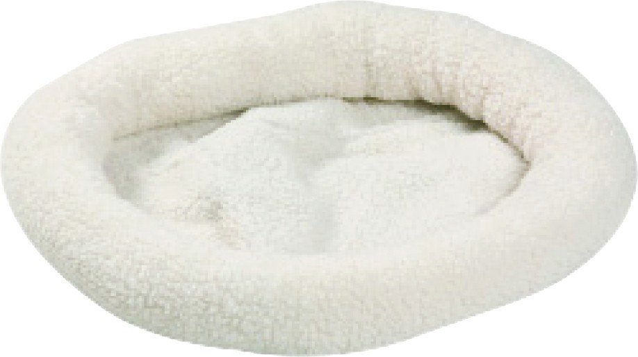 FL 509107 CAT BASKET SHEEPSKIN 48x37x8CM