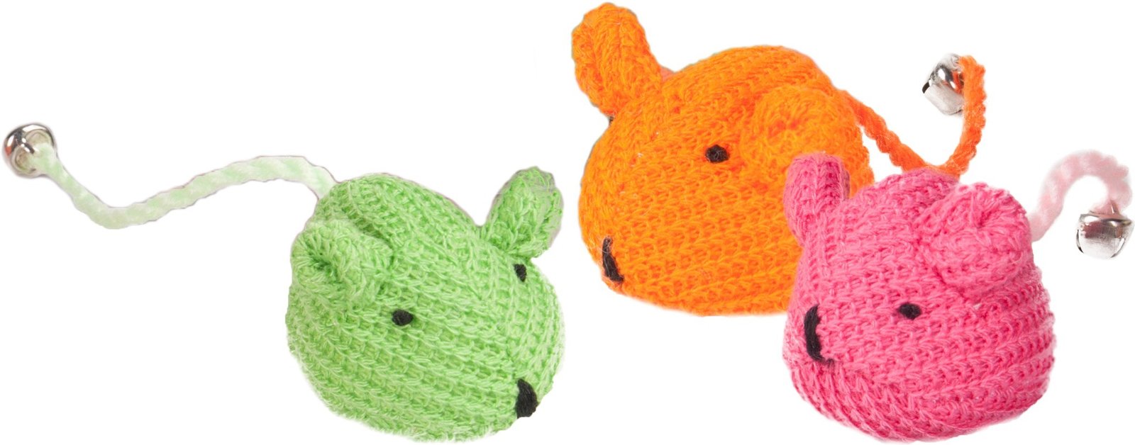 FL 504076 CT WOOL MOUSE 6 CM - CANISTER