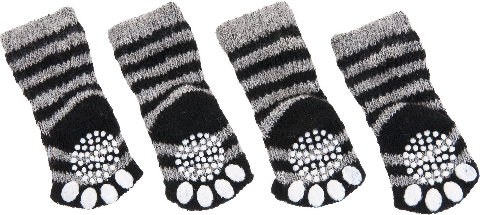 FL 15227 PET SOCKS 4 PCS/SET L BLACK/GREY