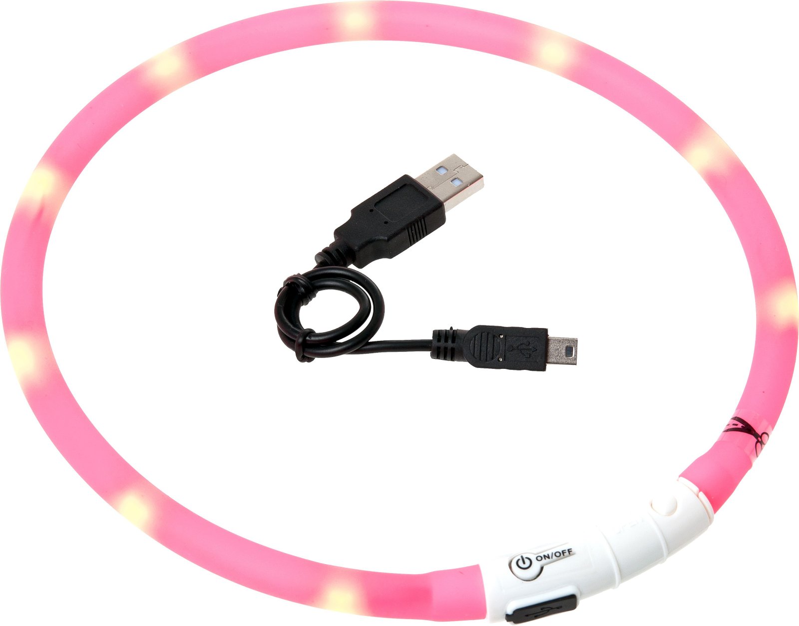 FL 64907 VISIO LIGHT LED COLLAR PINK 70CM