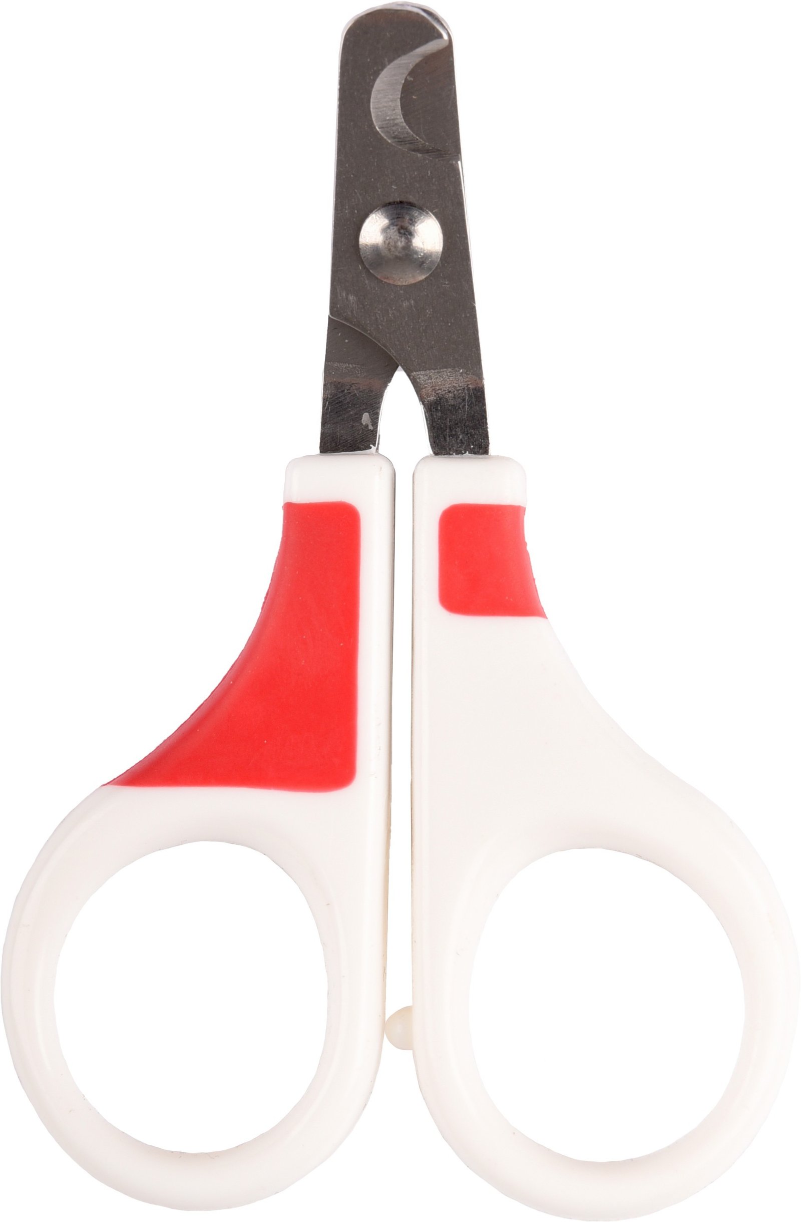 FL 560616 GROOME NAIL SCISSORS FOR CATS WHITE/RED