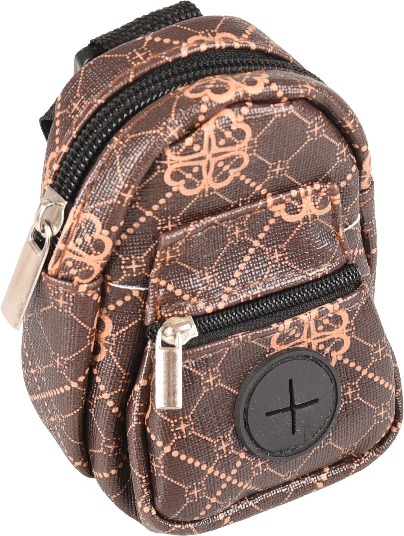 FL 519180 POOP BAG & SNACK HOLDER VITO-BROWN