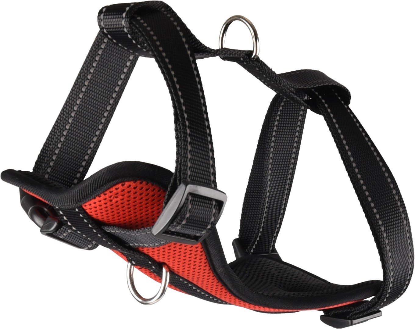 FL 519142 HARNESS MILOU RED L 50-65CM*25MM