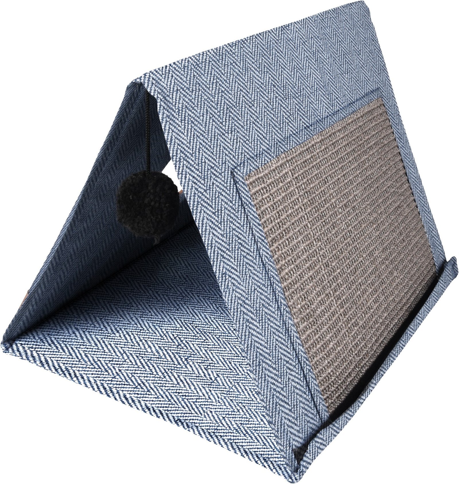 FL 560867 TRIANGLE DENIE BLUE/WHITE 3 IN 1  - 42x32x31CM