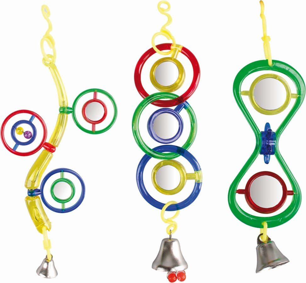 FL 108662 BIRD TOY MIRROR ASS.