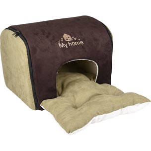 FL 512817 DOG HOUSE MY HOME - BROWN