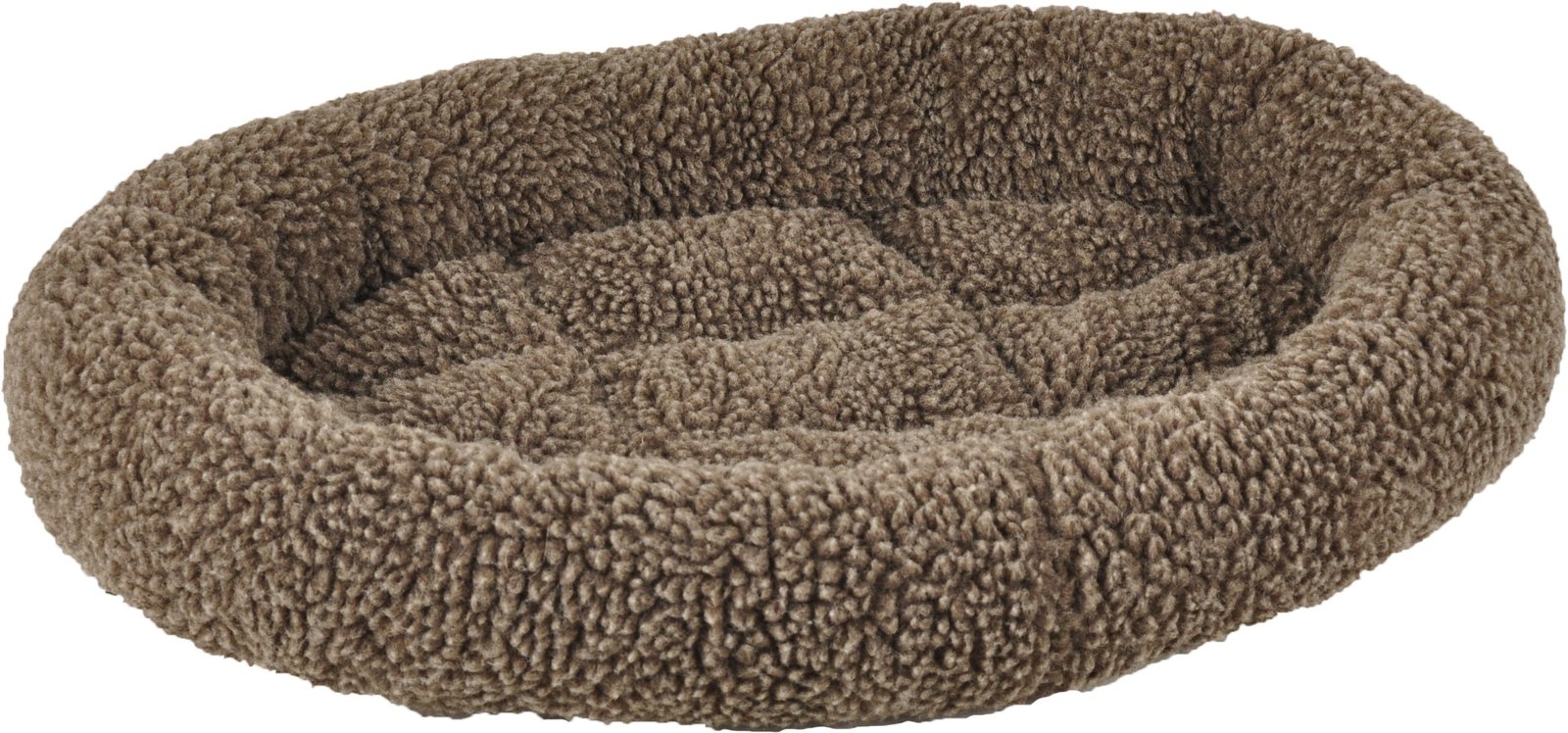 FL 516664 CUSHION SHERPA OVAL BR 45X37X7CM