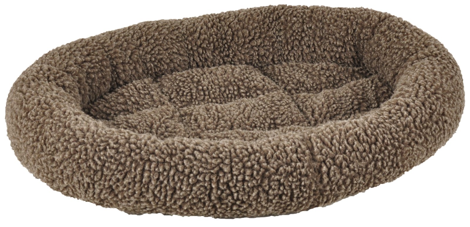 FL 516666 CUSHION SHERPA OVAL BR 66x48x7CM