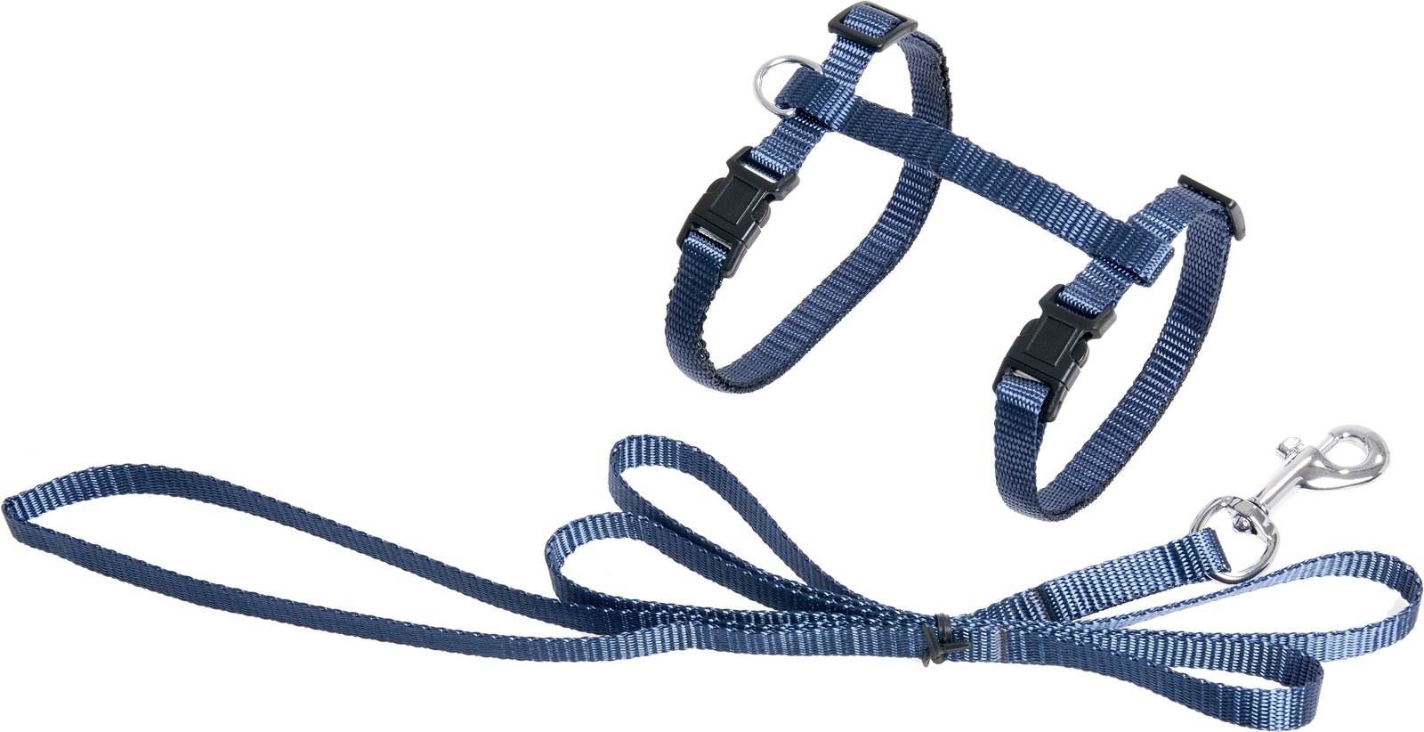 FL 1031206  ASP CAT HARN+LEASH DARK BLUE 110CM