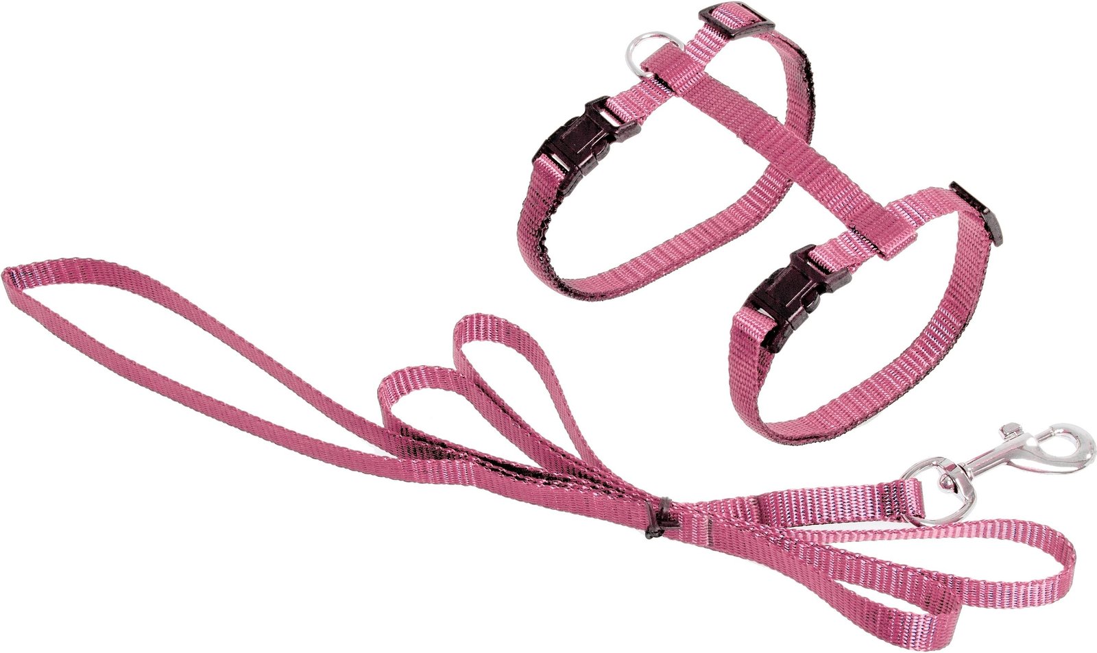 FL 1031209  ASP CAT HARN+LEASH LIGHT PINK 110CM