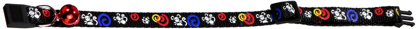 FL 1031355  COLLAR CAT AS MICE BLACK 30CM10MM