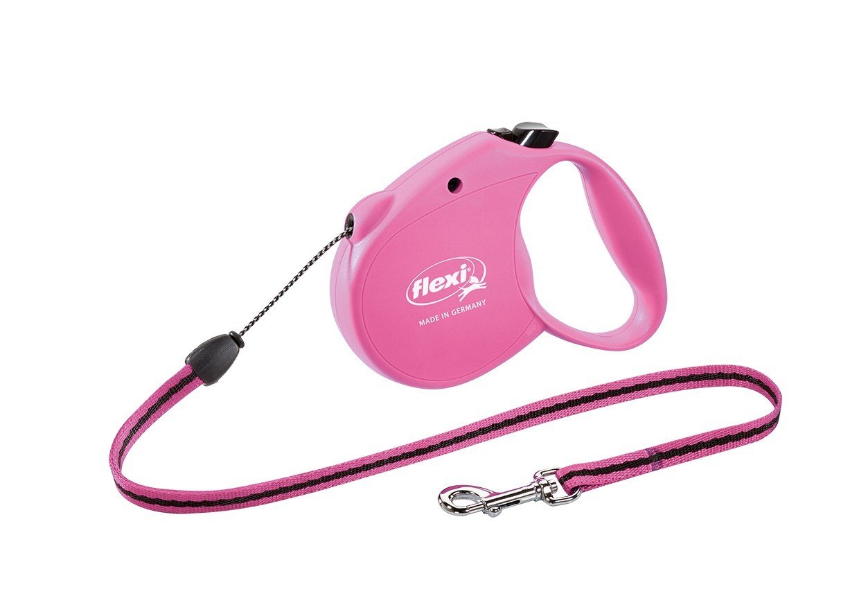 Fx Flexi povodac Standard cord pink S 5m