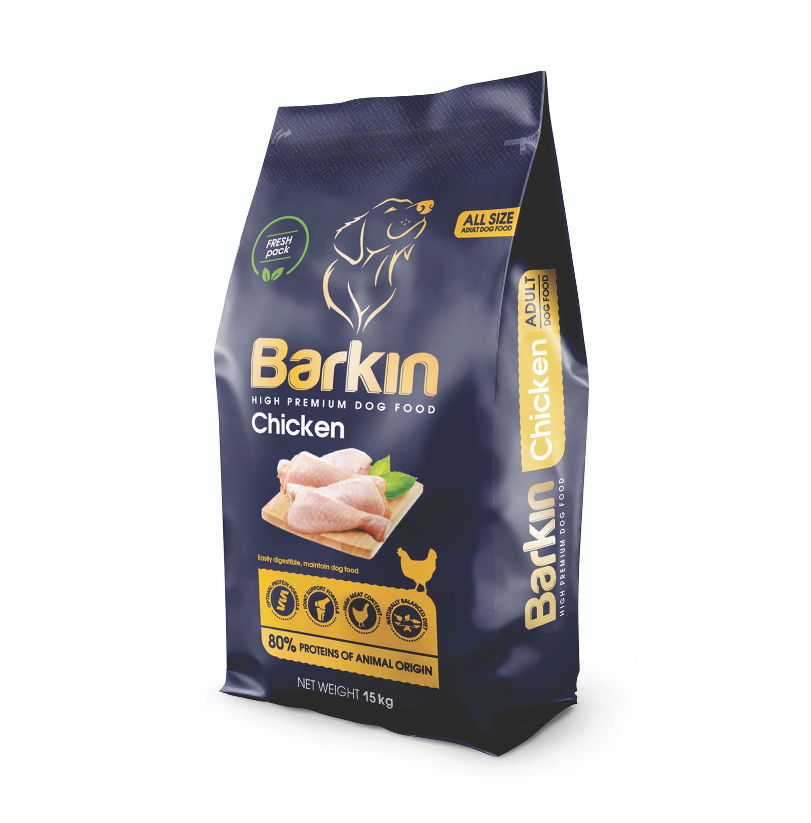 BR 15kg Barkin HP Beef Adult