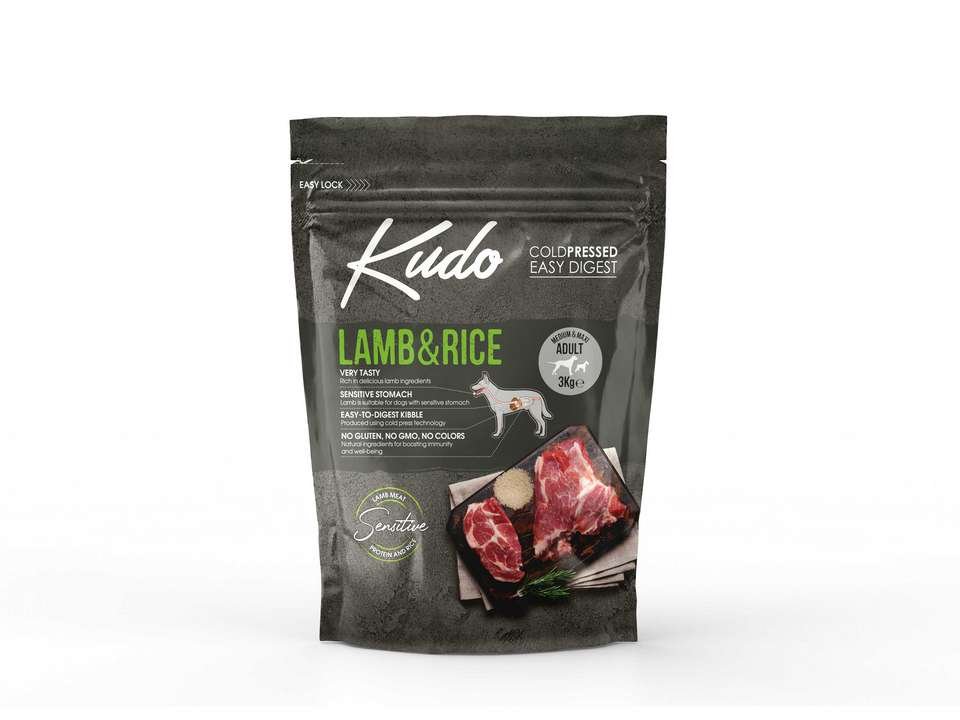 KU 3kg Kudo Lamb&rice medium maxi Adult