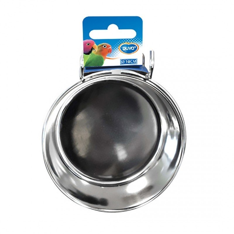 DV 9/43102 Metalna cinija sa drzacem za ptice 9cm