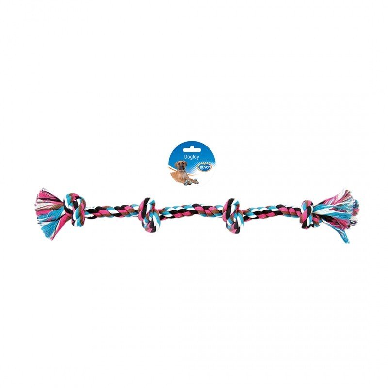 DV 4705028 TUG TOY KNOTTED COTTON 4 KNOTS