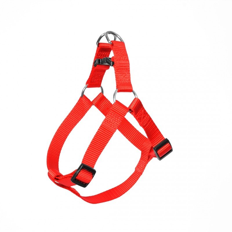 DV 0111000070 NYLON STEP IN HARNESS L crveni