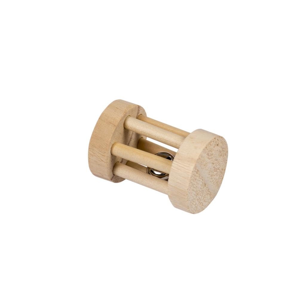 DV 4956003 Wooden Play roll with bell 3.5x5cm