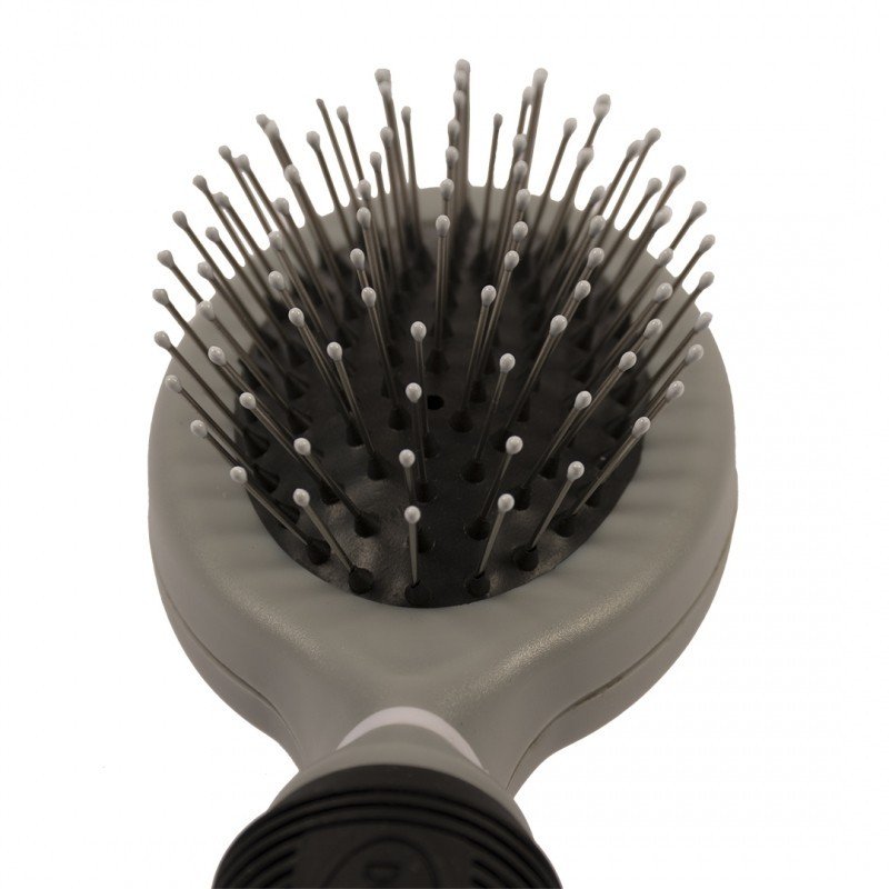 DV 10066 METAL PIN BRUSH SMALL Small black/grey