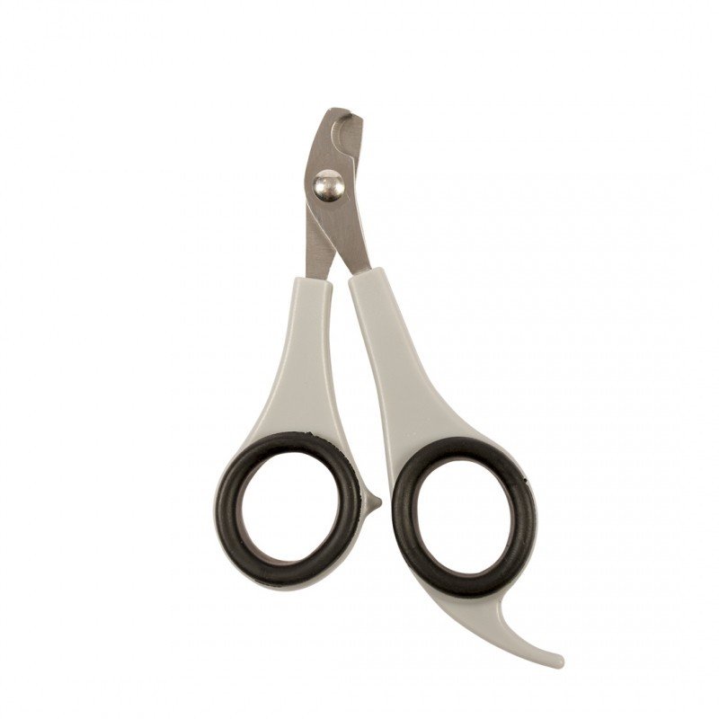 DV 10076 Nail Scissors crna/siva