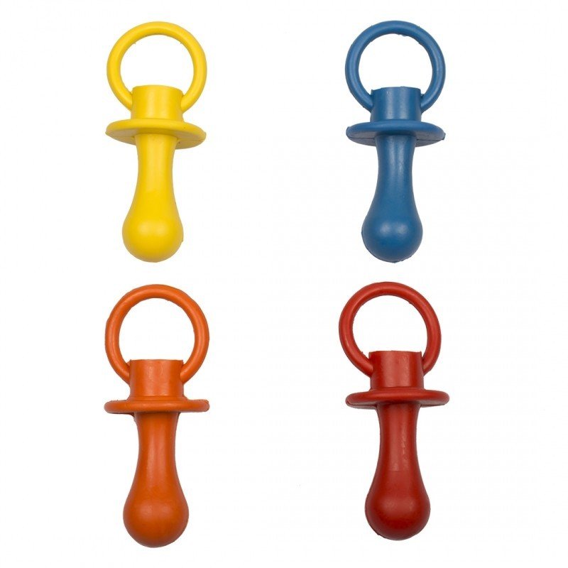 DV 10462 Dogtoy Rubber Pacifier Mix 12cm mix cucla