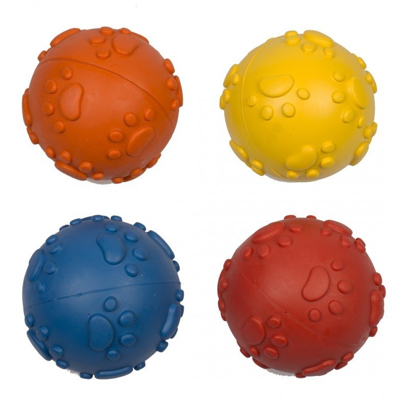 DV 10465 Rubber Ball with Paws Mix