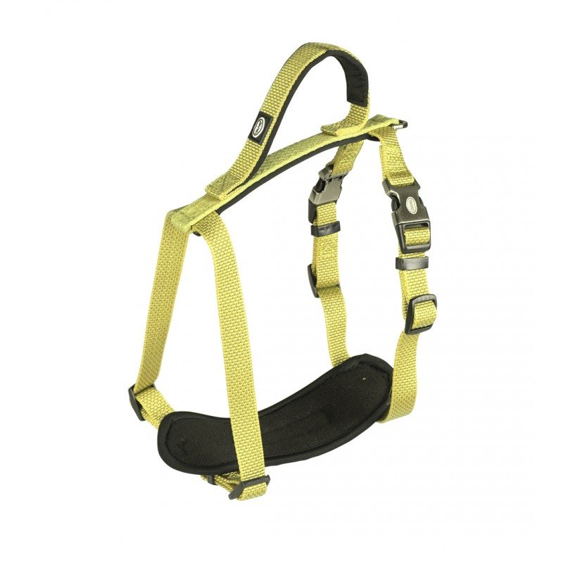 DV 10955 NORTH HARNESS NYLON 80-100cm/25mm neon yellow