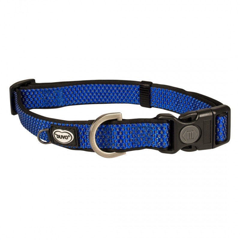 DV 11030 EAST COLLAR NYLON 35-55cm/20mm blue