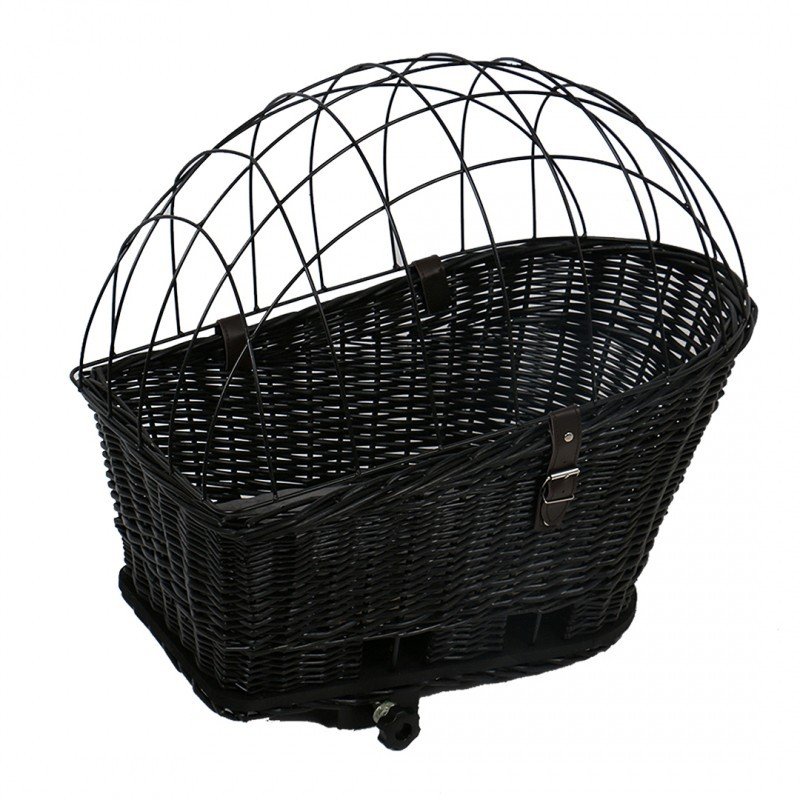 DV 11313 Provence Wicker Bicycle basket Back & cushion