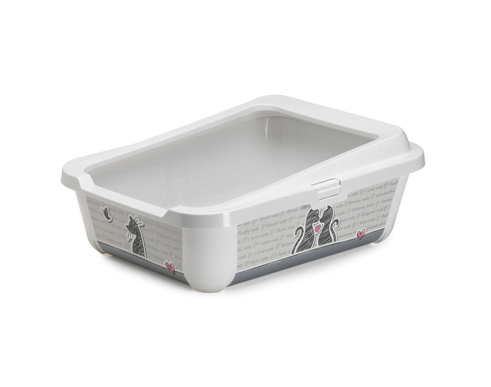 MO K162 Hercules Tray+Rim Cats in Love Grey White