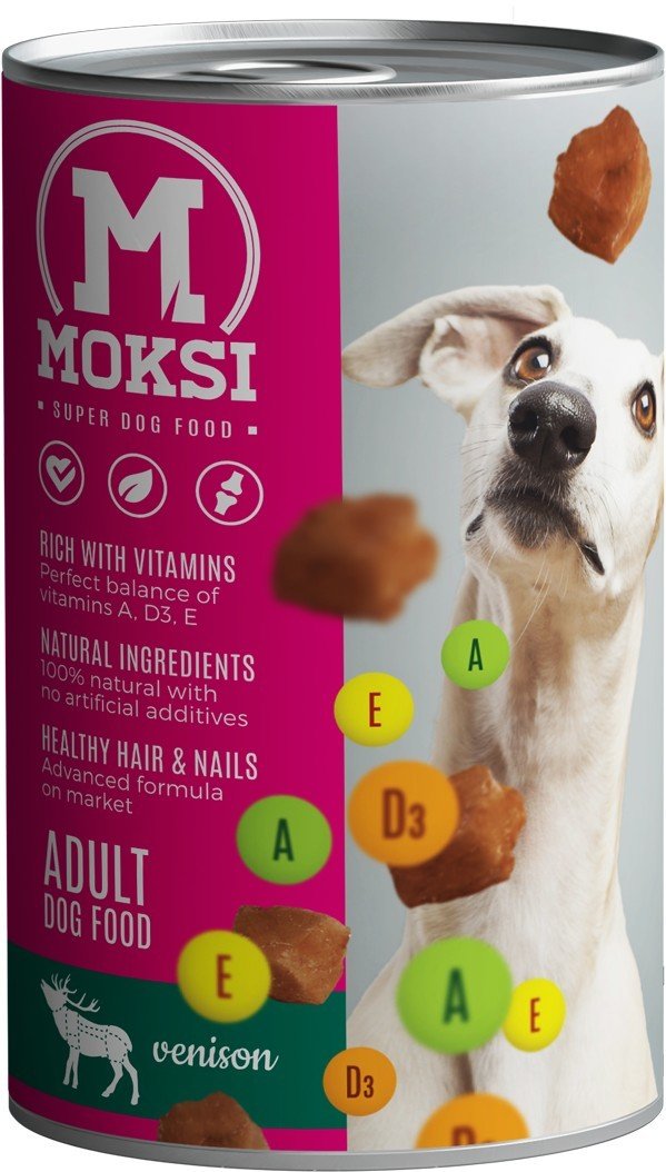 MMH 415gr Moksi Konzerva za pse sa divljaci