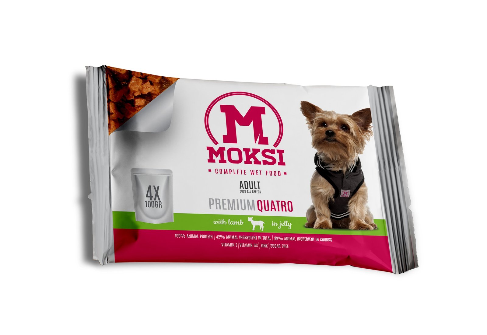 MMM 4x100gr Moksi preliv za pse jagnjetina ele 13/1