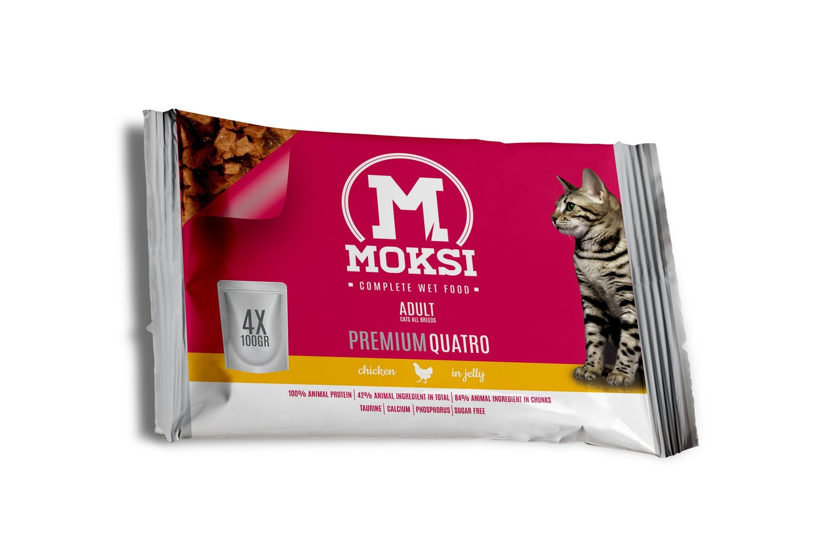 MMM 4x100gr Moksi preliv za macke piletina ele 13/1