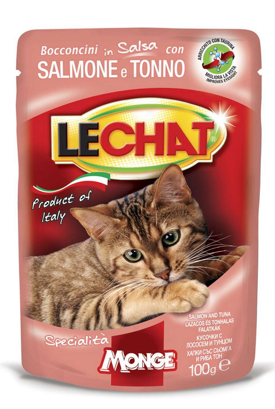MGLC 100gr LeChat Classic sos with Tuna and salmon