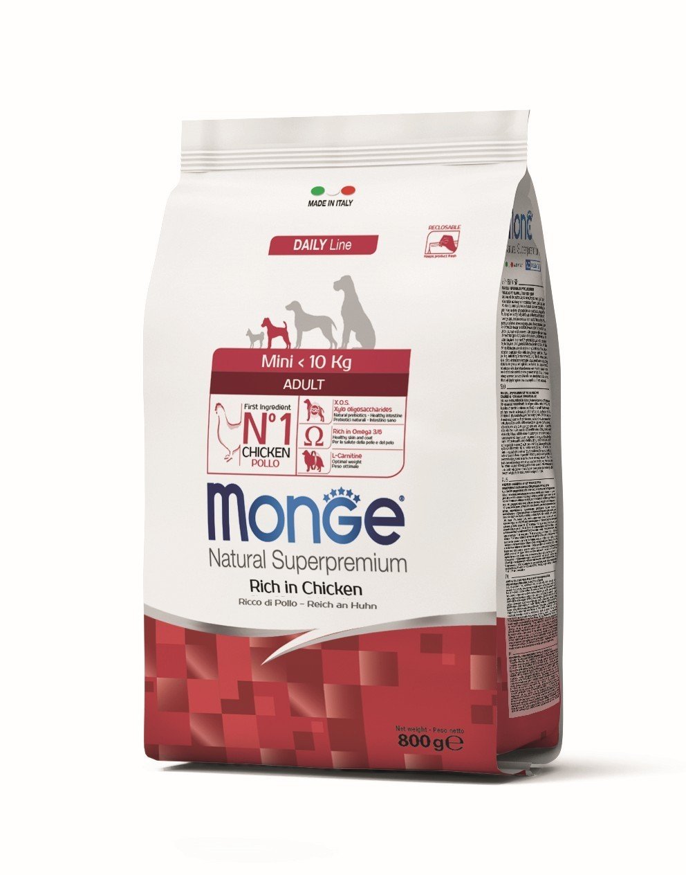 MGM 800gr Monge Dog Mini Adult piletina