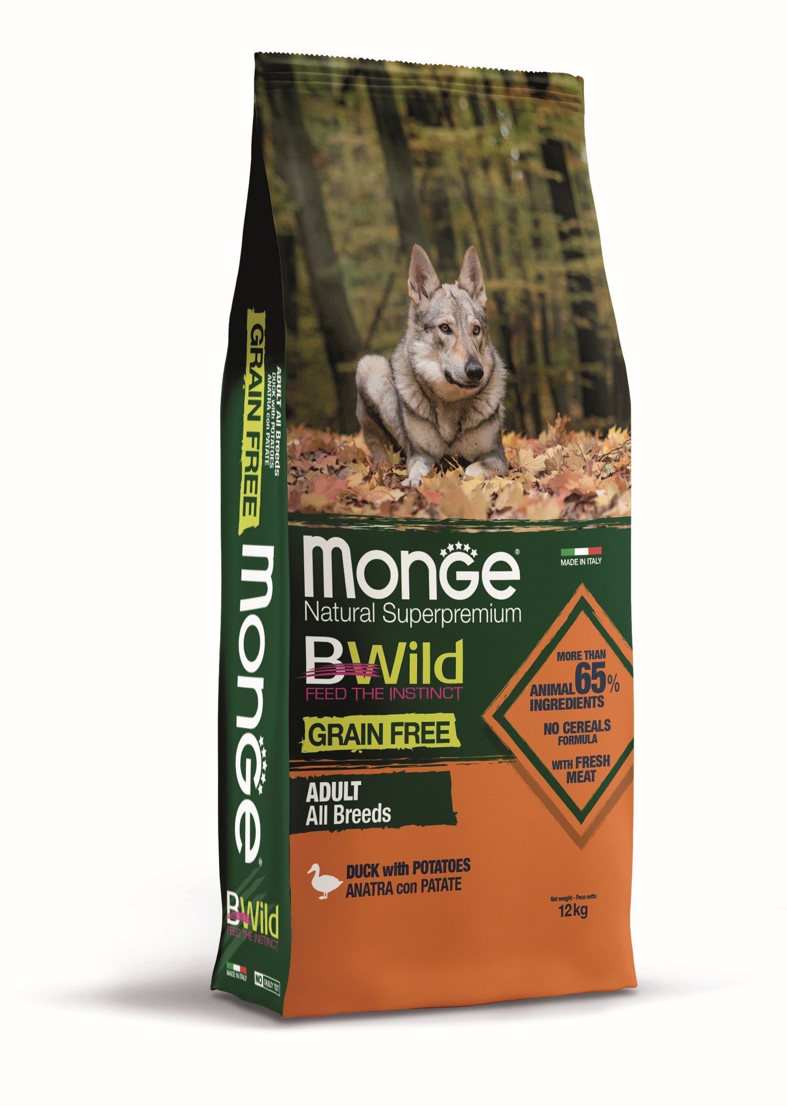 MGB 12kg Bwild Dog Grain Free pacetina/krompir (0474)