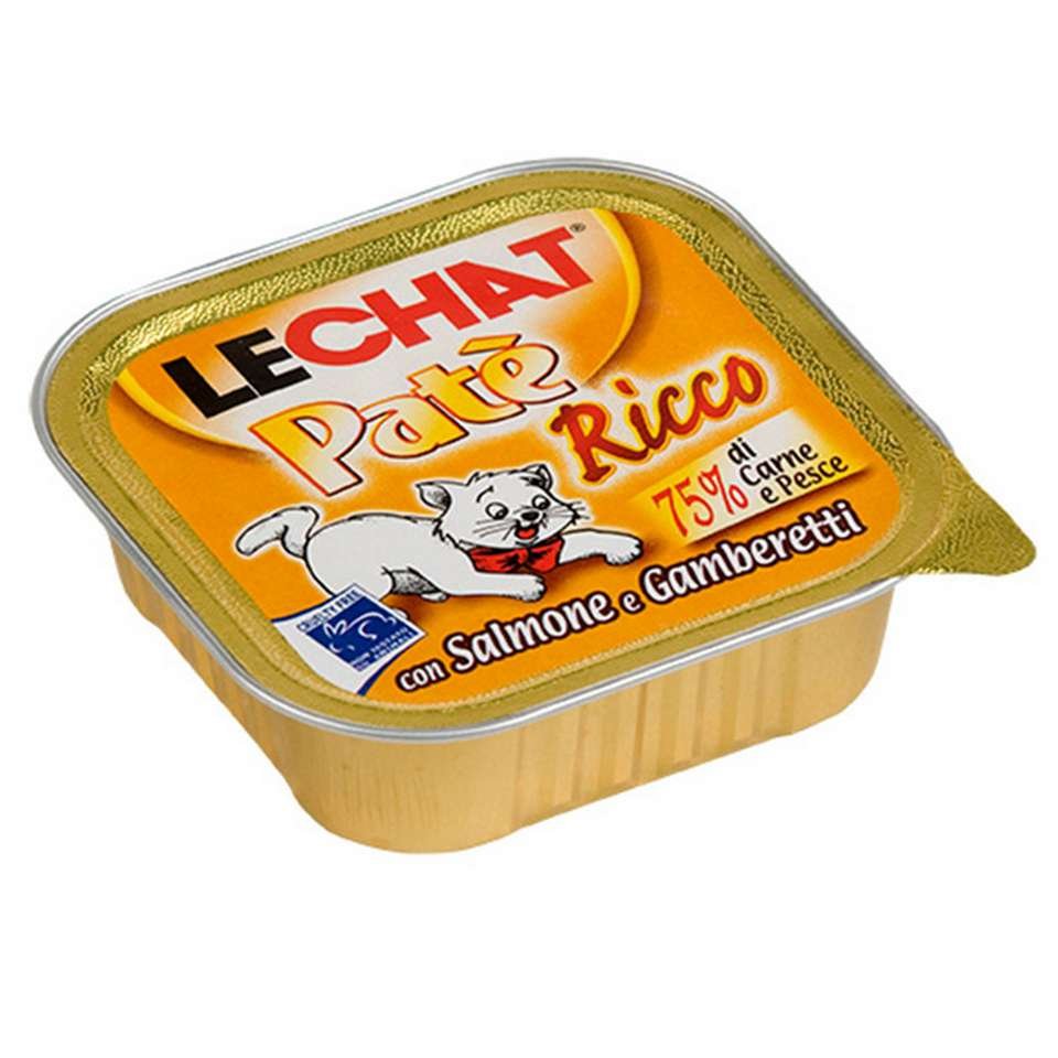 MGLC 100gr LeChat Classic pasteta Salmon and shrimps