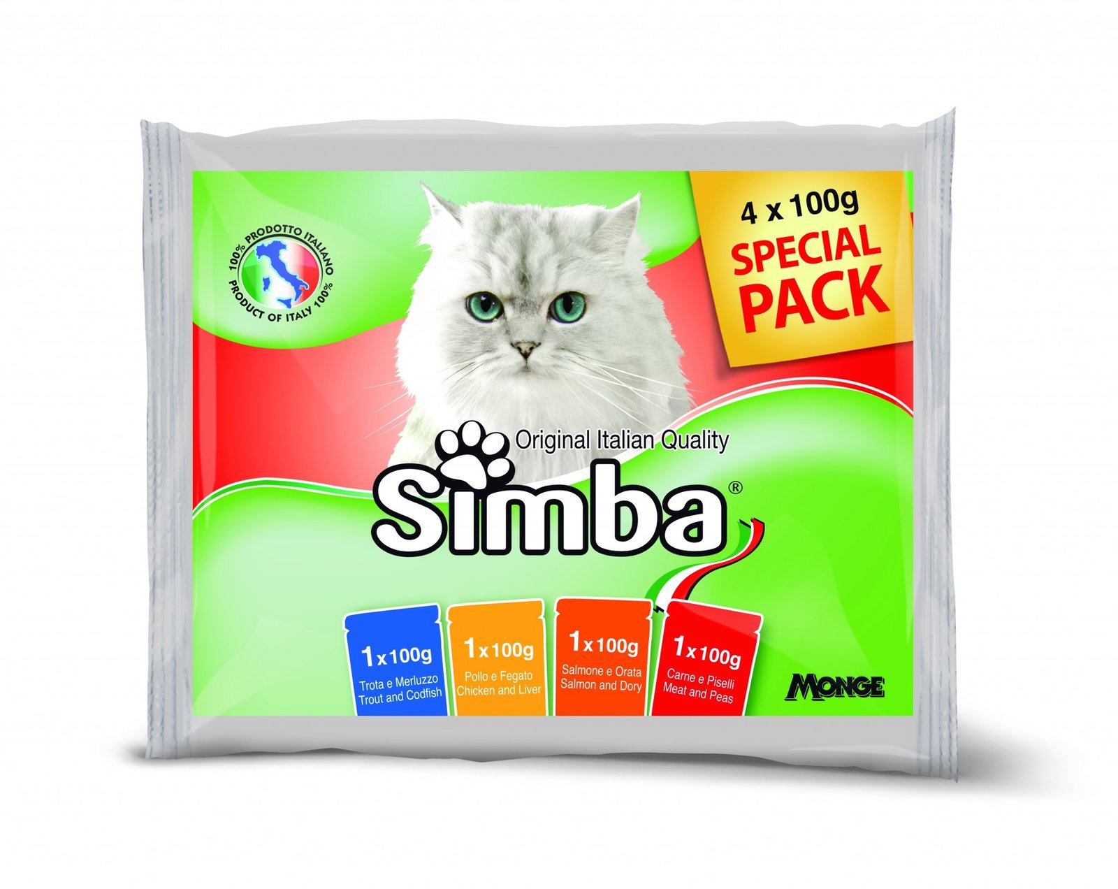 MGS 4X100g Simba Cat Sos