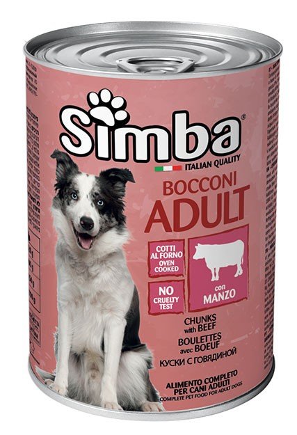 MGS 415gr Simba Dog konzerva teletina