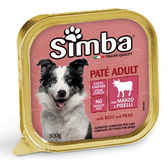 MGS 300gr Simba Dog pasteta teletina/grasak