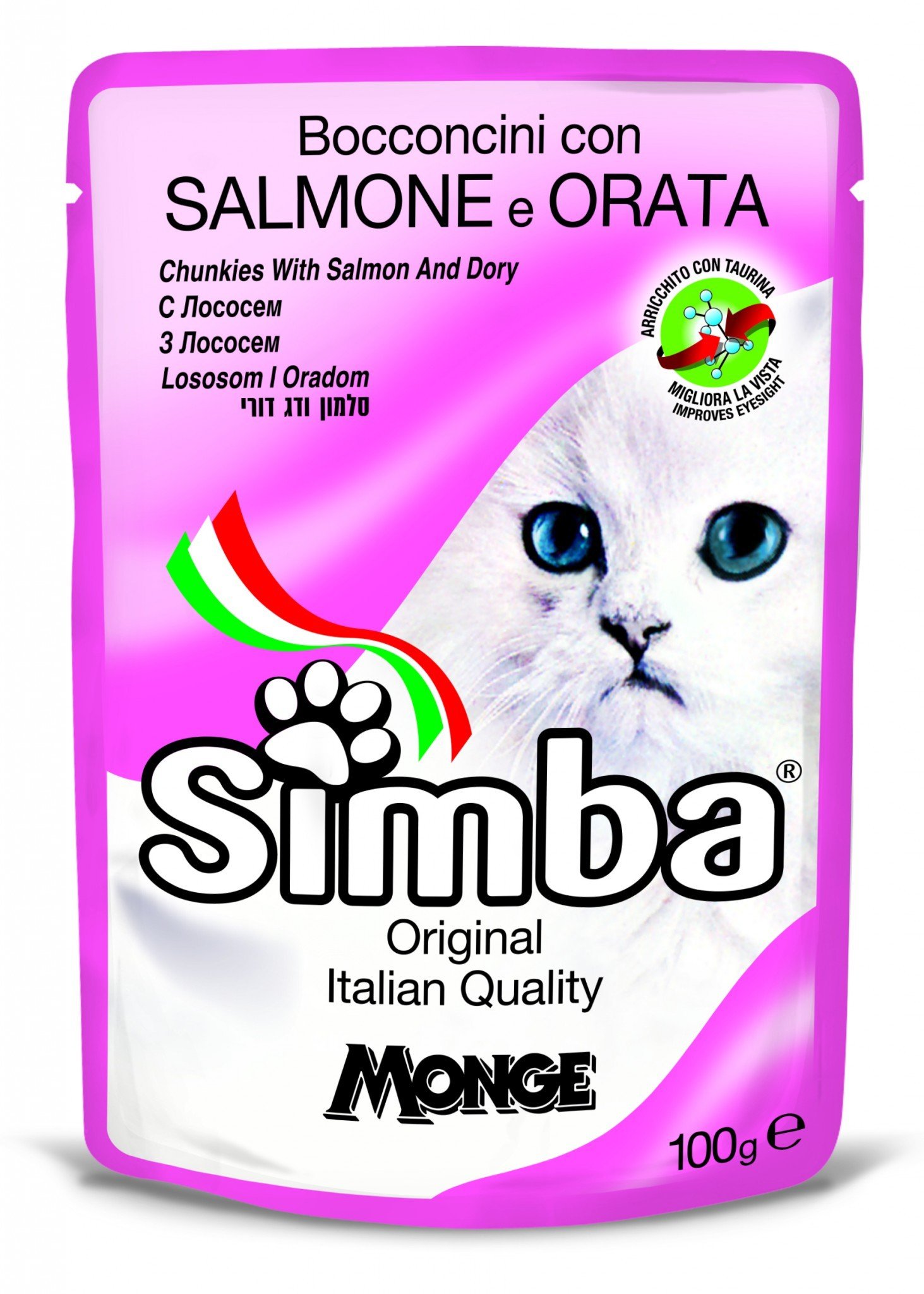 MGS 100g Simba Cat sos losos/zubatac