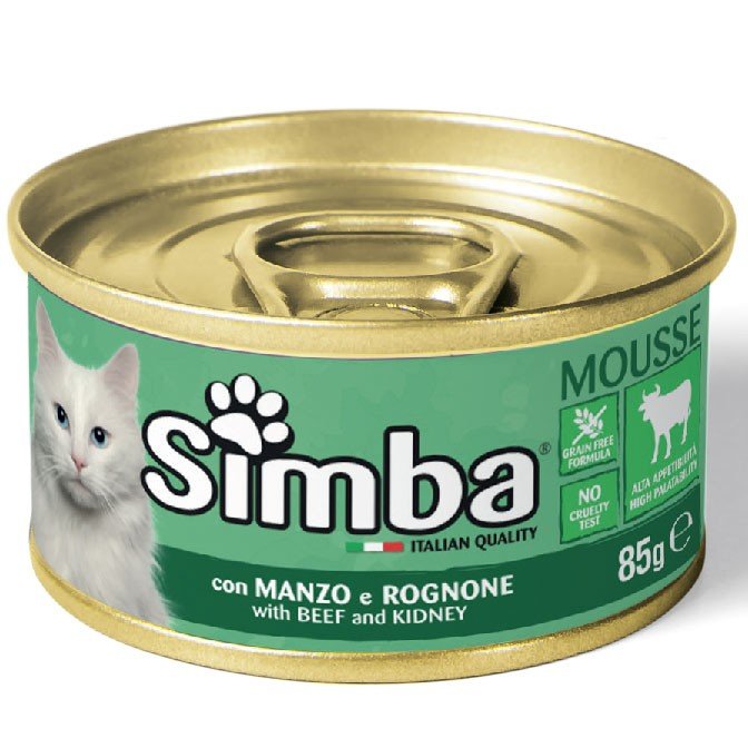 MGS 85g Simba Cat konzerva teletina/bubrezi