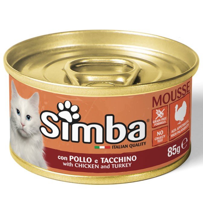 MGS 85g Simba Cat konzerva piletina/curetina