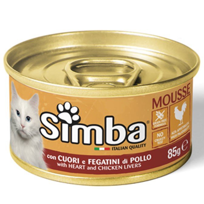 MGS 85g Simba Cat konzerva srce/jetra,piletina
